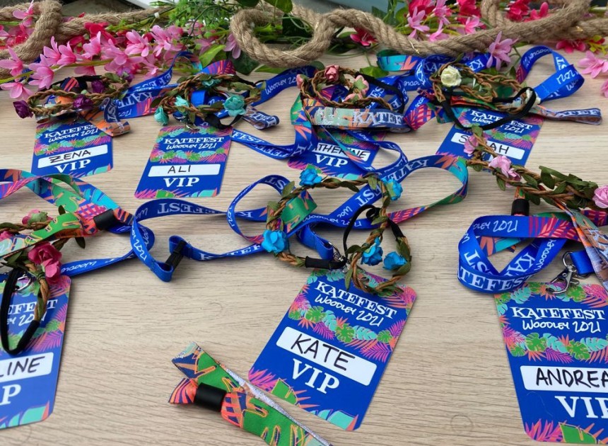 Homemade festival wristbands clearance